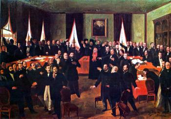 Theodor Aman : Proclaiming the union